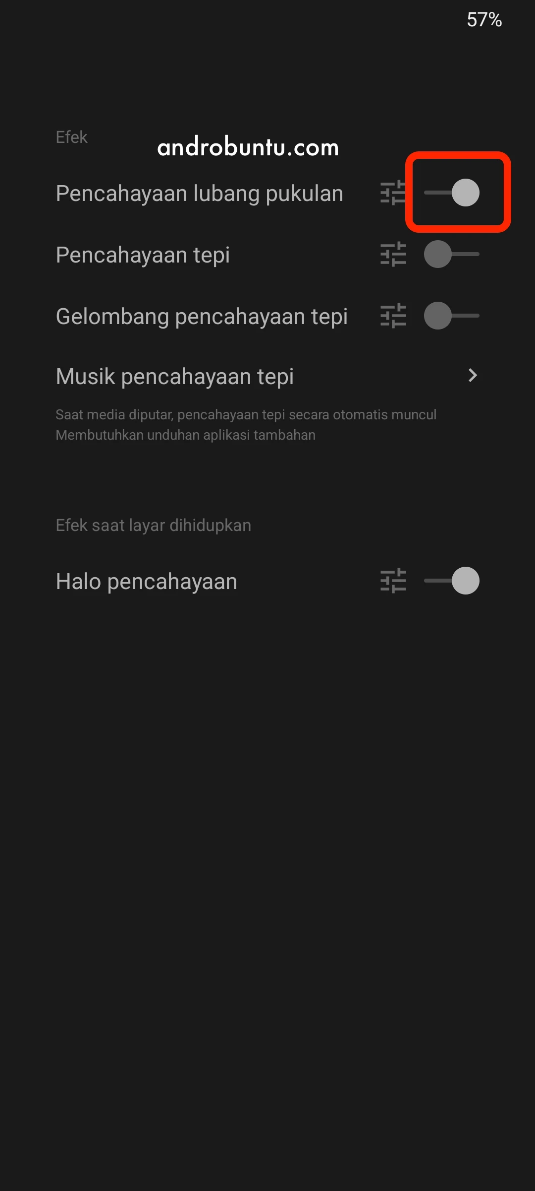 Cara Menggunakan Dynamic Island di Android by Androbuntu 3