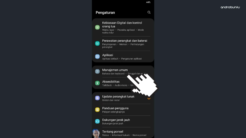 Cara Menonaktifkan Koreksi Otomatis Keyboard di HP Samsung by Androbuntu 1