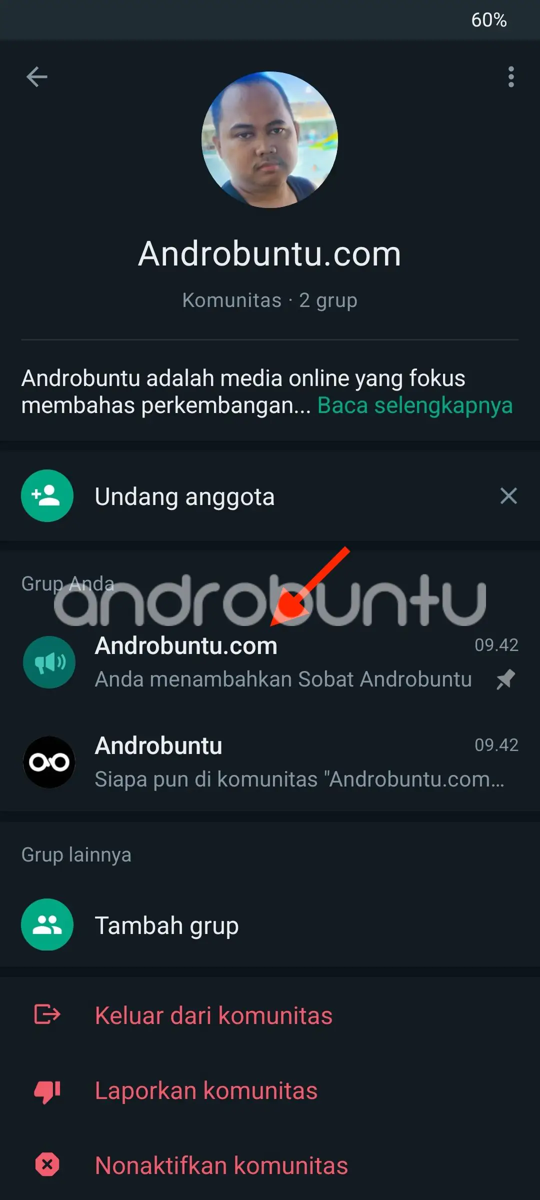 Cara Membuat Komunitas di WhatsApp by Androbuntu 6