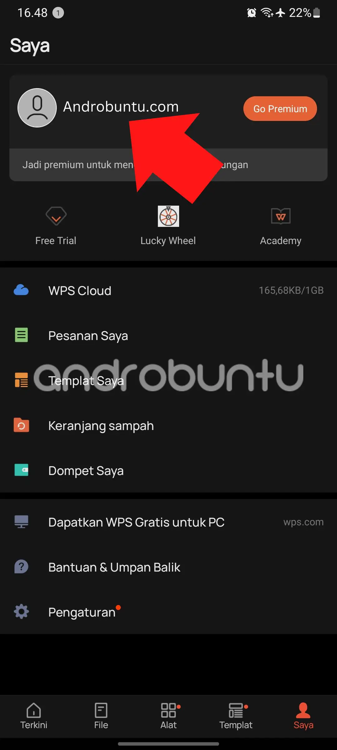 Cara Membuat Akun WPS Office by Androbuntu 3