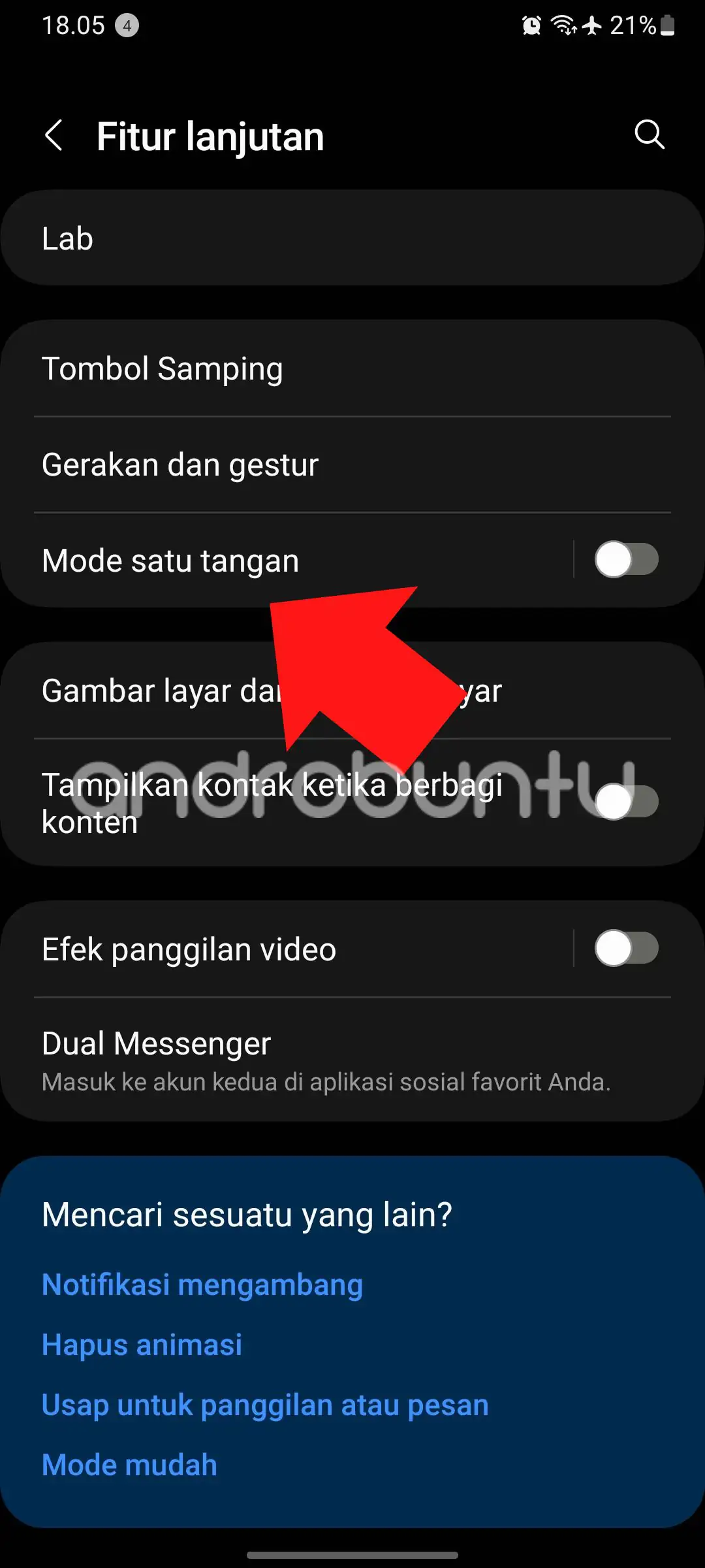 Cara Mengaktifkan Mode Satu Tangan di HP Samsung by Androbuntu 2