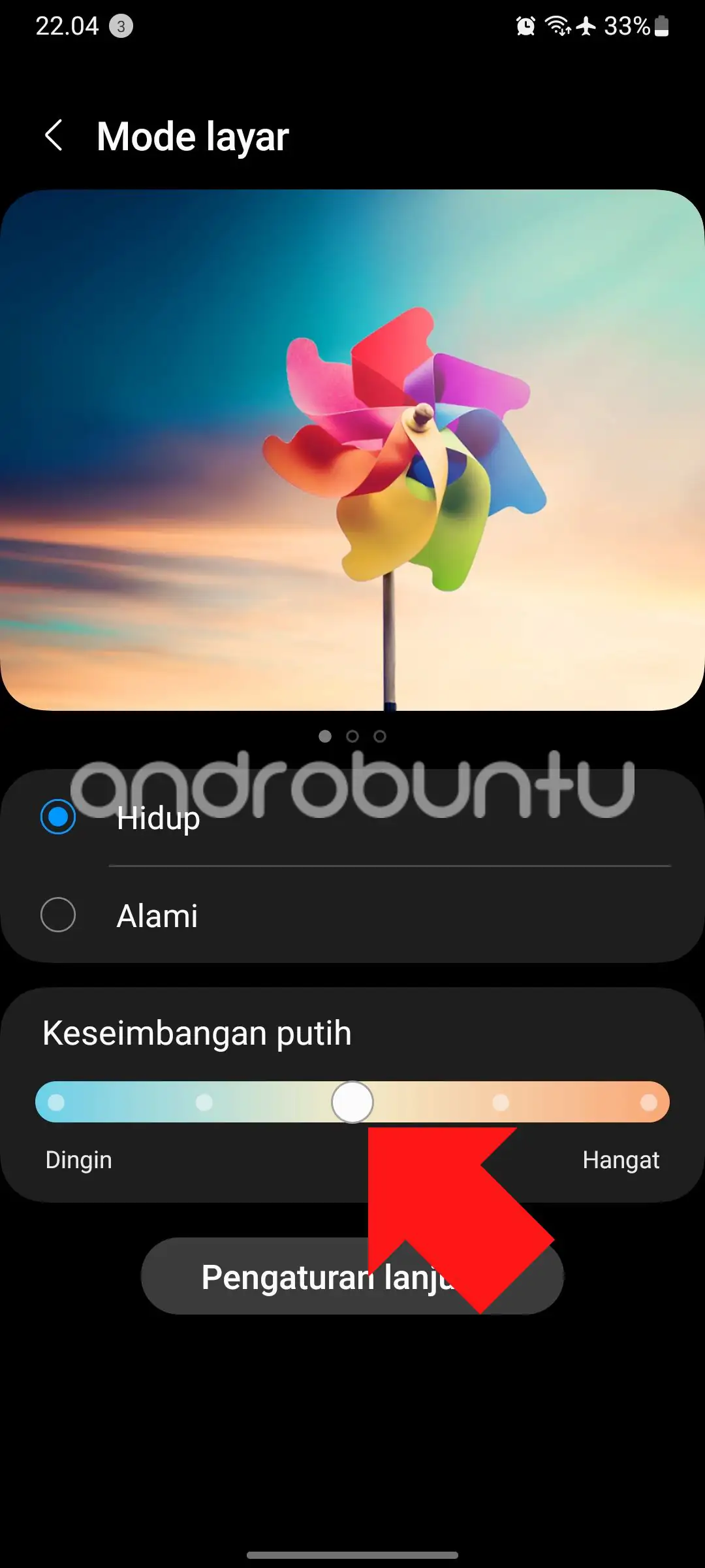 Cara Mengatur Kontras dan Warna Layar Samsung di HP Samsung by Androbuntu 3
