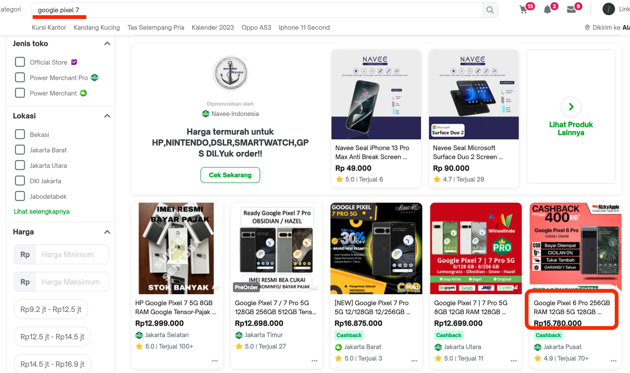 Cara Mencari Barang dengan Lebih Akurat di Tokopedia by Androbuntu 1