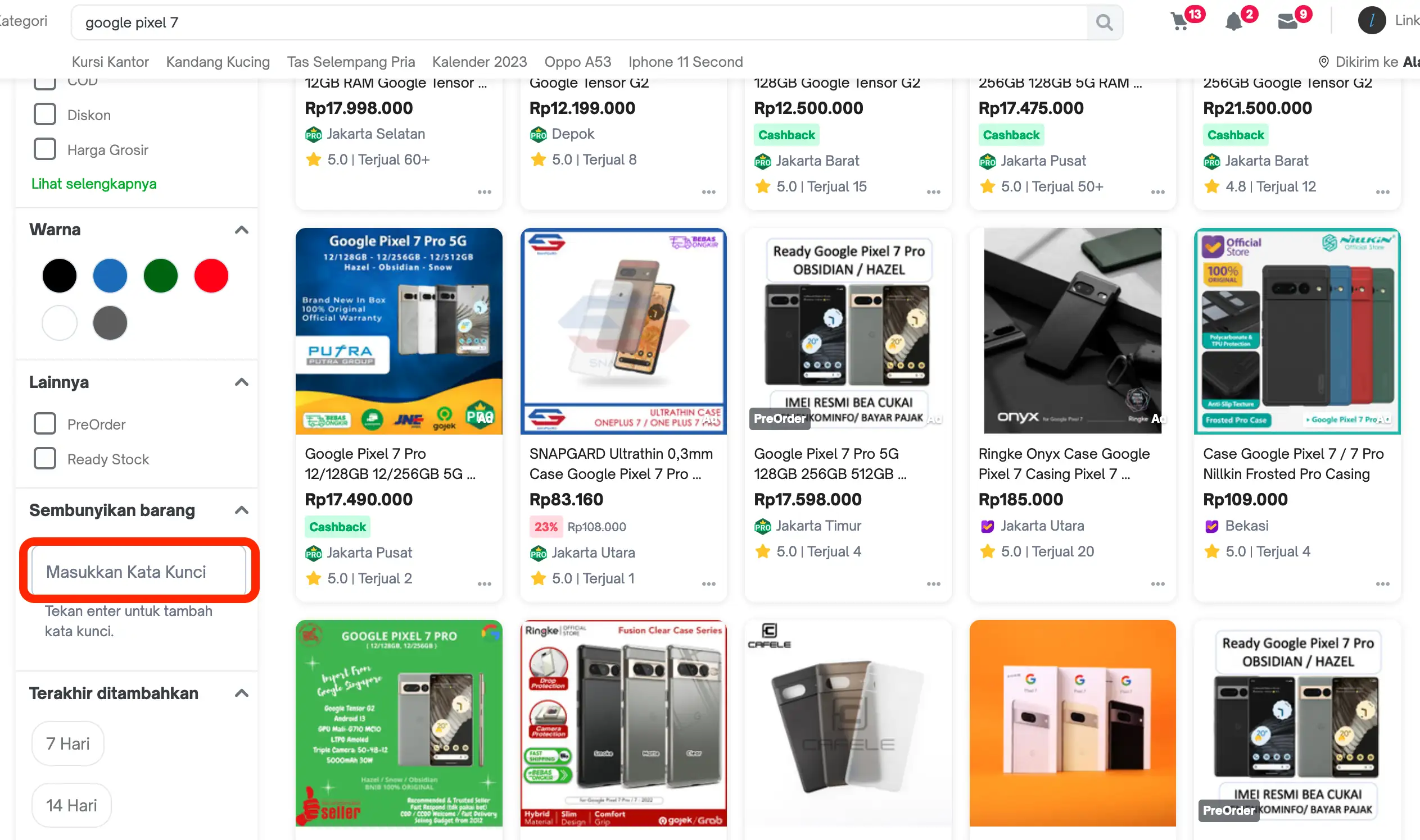 Cara Mencari Barang dengan Lebih Akurat di Tokopedia by Androbuntu 2