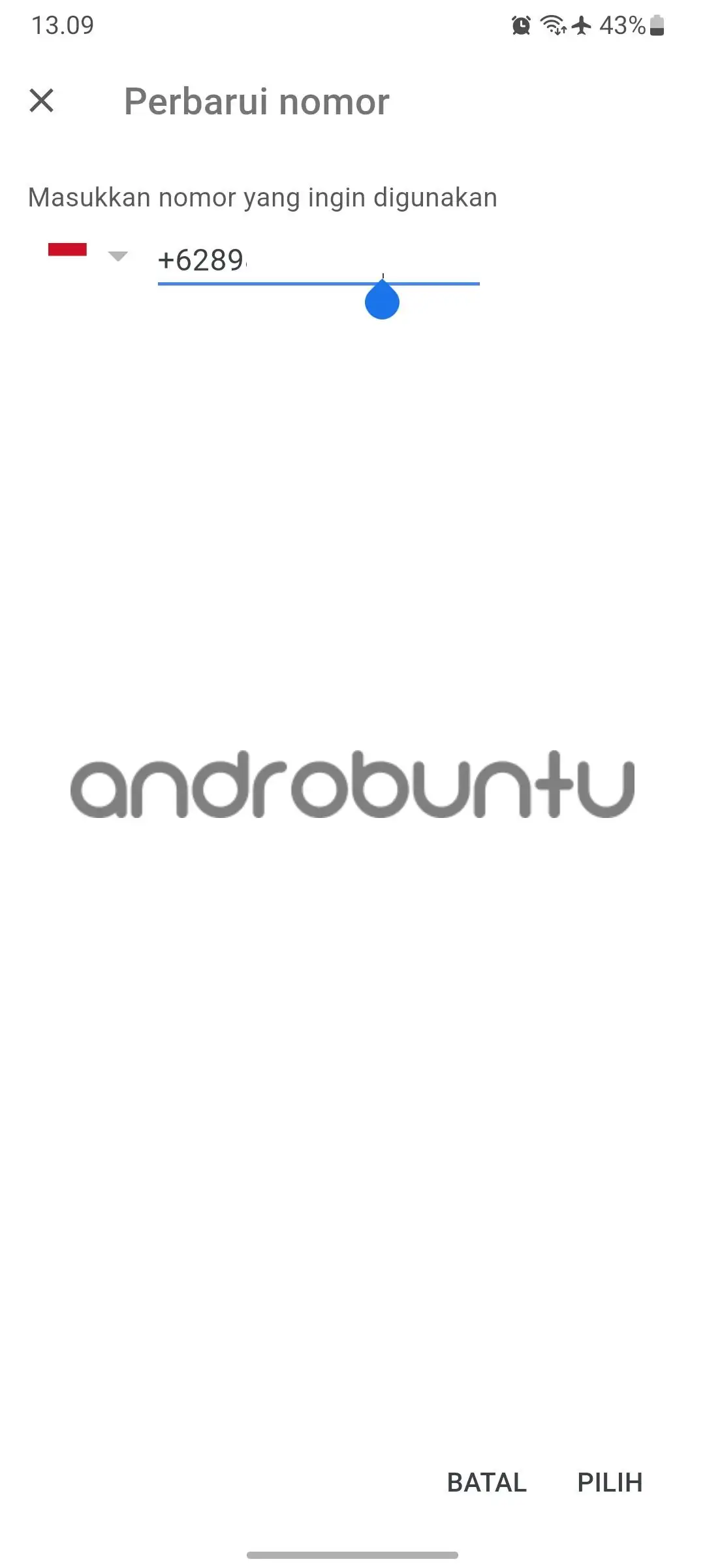 Cara Mengganti Nomor HP di Akun Google by Androbuntu 6