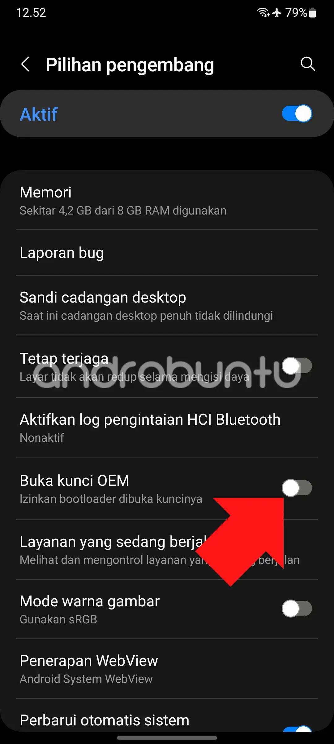 Cara Unlock Bootloader HP Samsung by Androbuntu 3