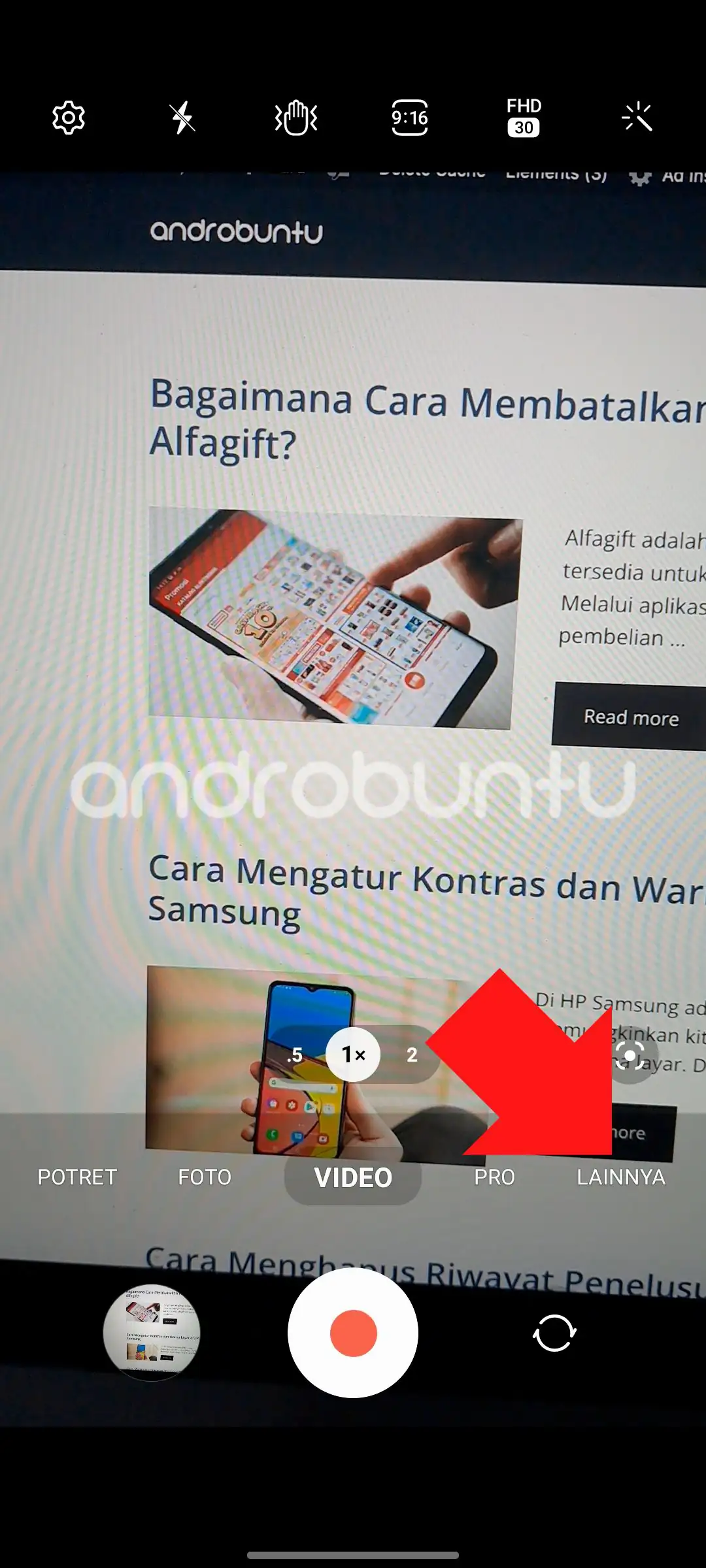 Cara merekam Video Slow Motion di HP Samsung by Androbuntu 1