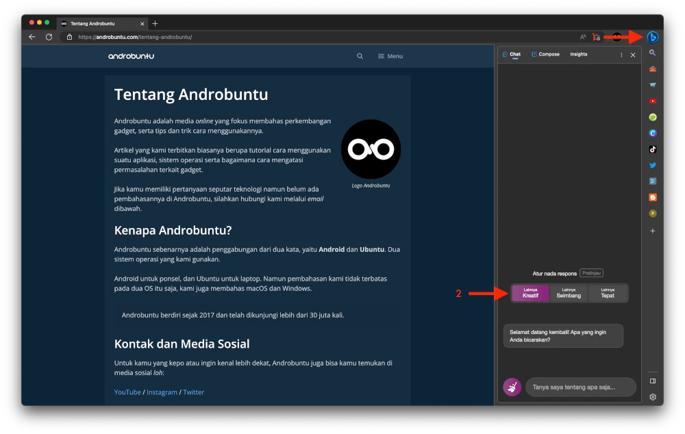 Cara Menggunakan Bing AI 1