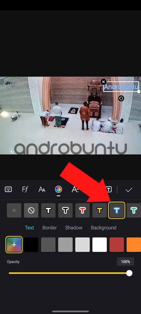 Cara Menambahkan Watermark di Video di VN 10