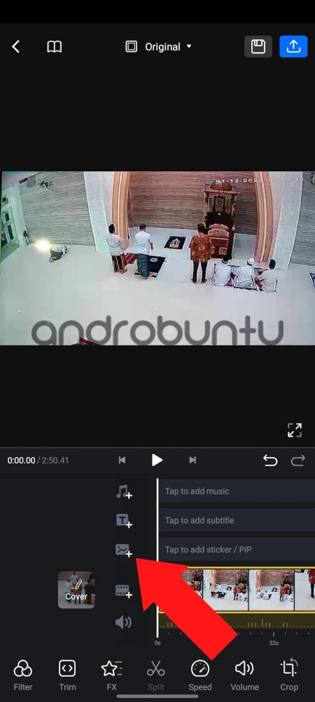 Cara Menambahkan Watermark di Video di VN 11