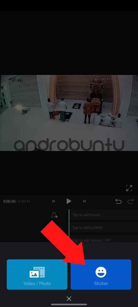 Cara Menambahkan Watermark di Video di VN 12