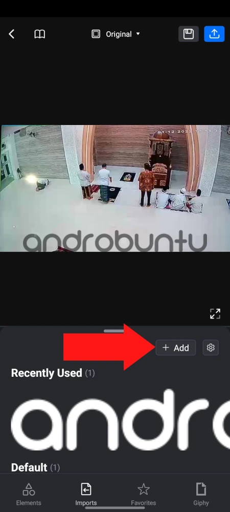 Cara Menambahkan Watermark di Video di VN 14