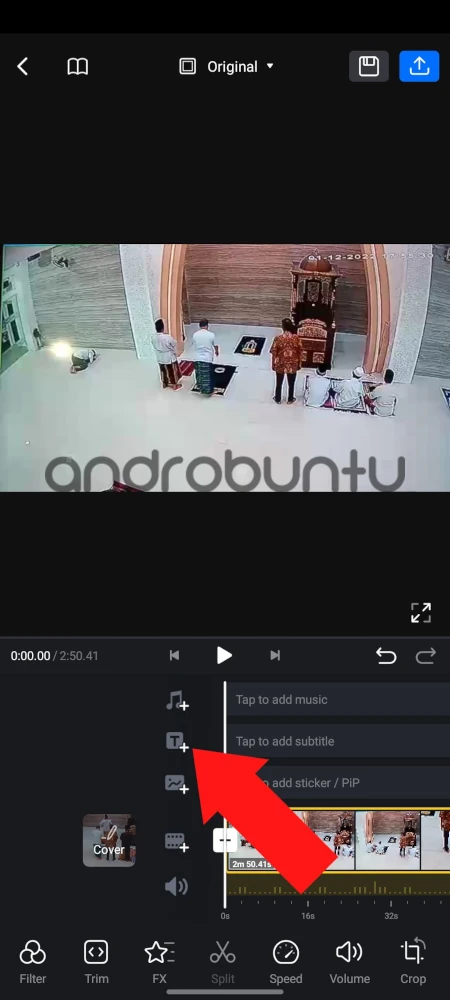 Cara Menambahkan Watermark di Video di VN 4