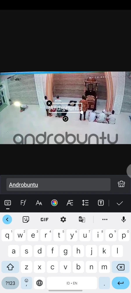 Cara Menambahkan Watermark di Video di VN 7