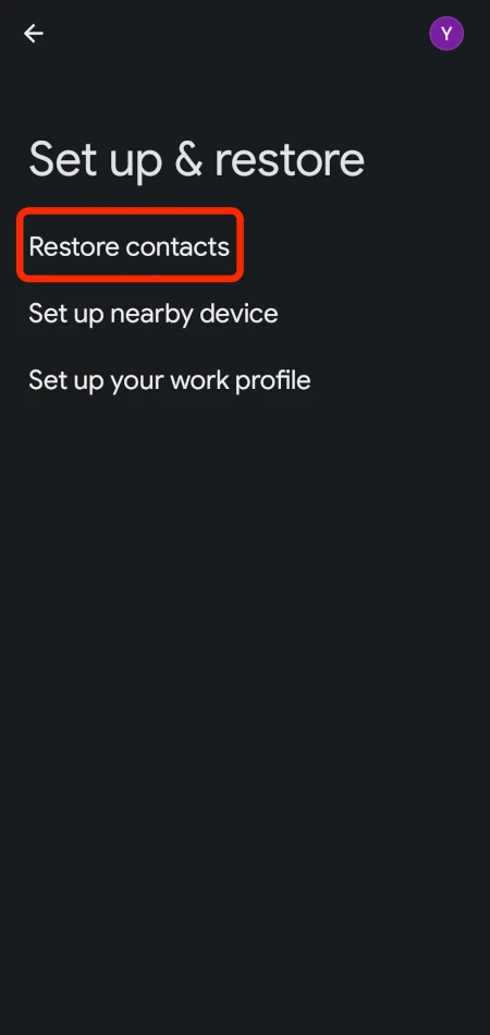 Cara Mengembalikan Kontak 3