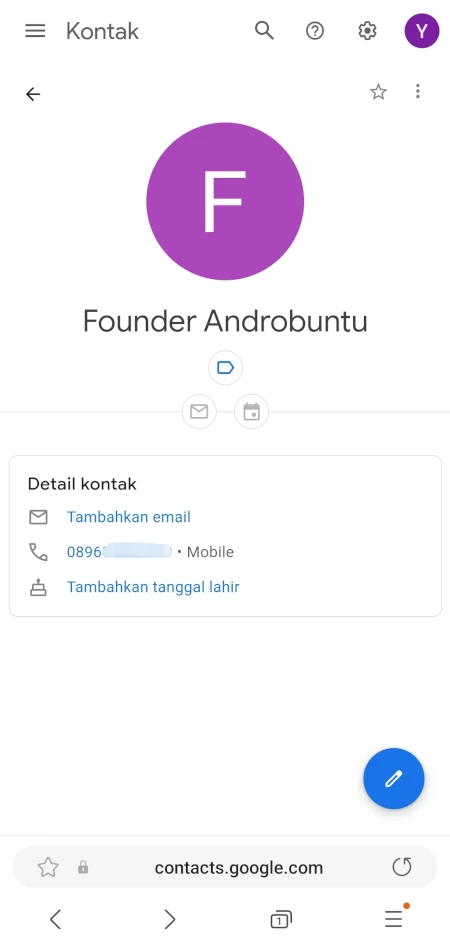 Cara Mengembalikan Kontak 5