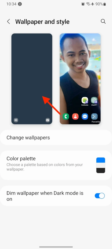 Cara Mengganti Wallpaper Layar Kunci Secara Otomatis di HP Samsung 2