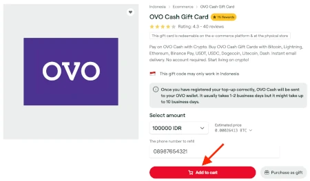 Cara Mengubah Ethereum Menjadi Saldo OVO 2