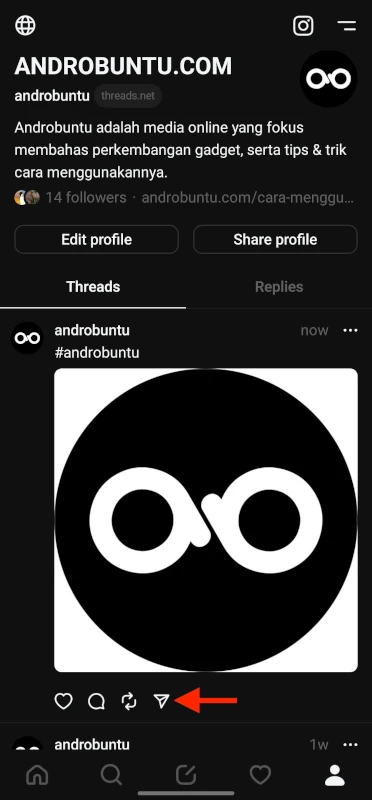 Cara Download Foto dan Video Threads 1