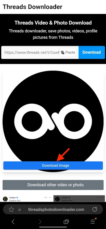 Cara Download Foto dan Video Threads 4