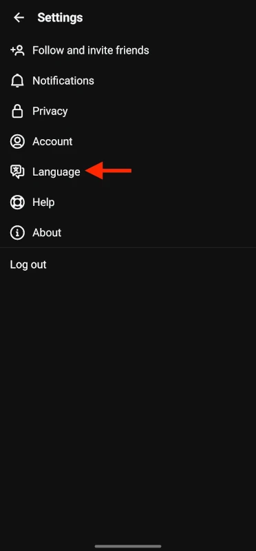 Cara Mengganti Bahasa Aplikasi Threads 2