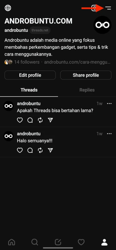 Cara Mengubah Akun Threads Menjadi Private 1