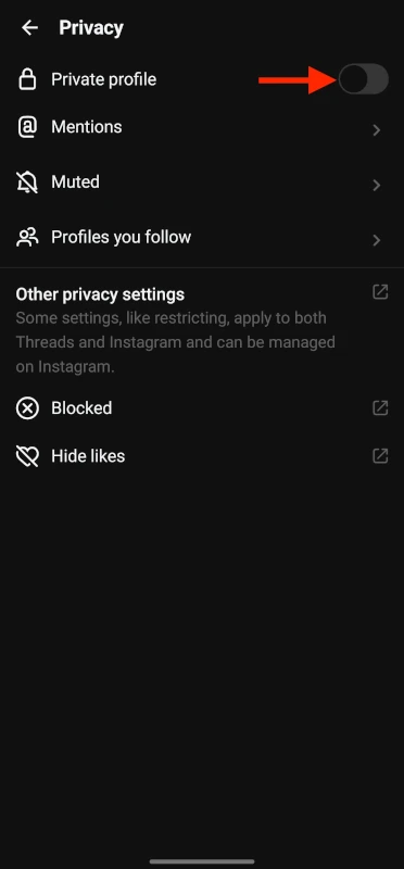 Cara Mengubah Akun Threads Menjadi Private 3