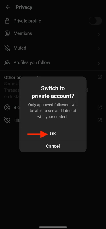 Cara Mengubah Akun Threads Menjadi Private 4