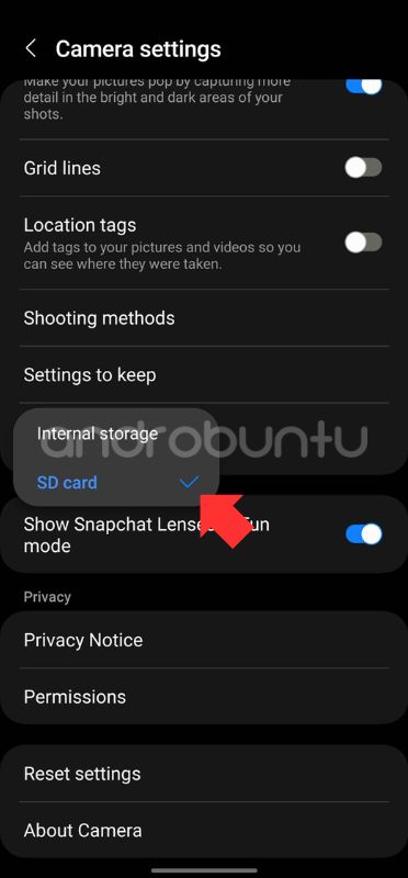 Cara Menyimpan Foto dan Video Secara Otomatis ke SD Card di HP Samsung 2