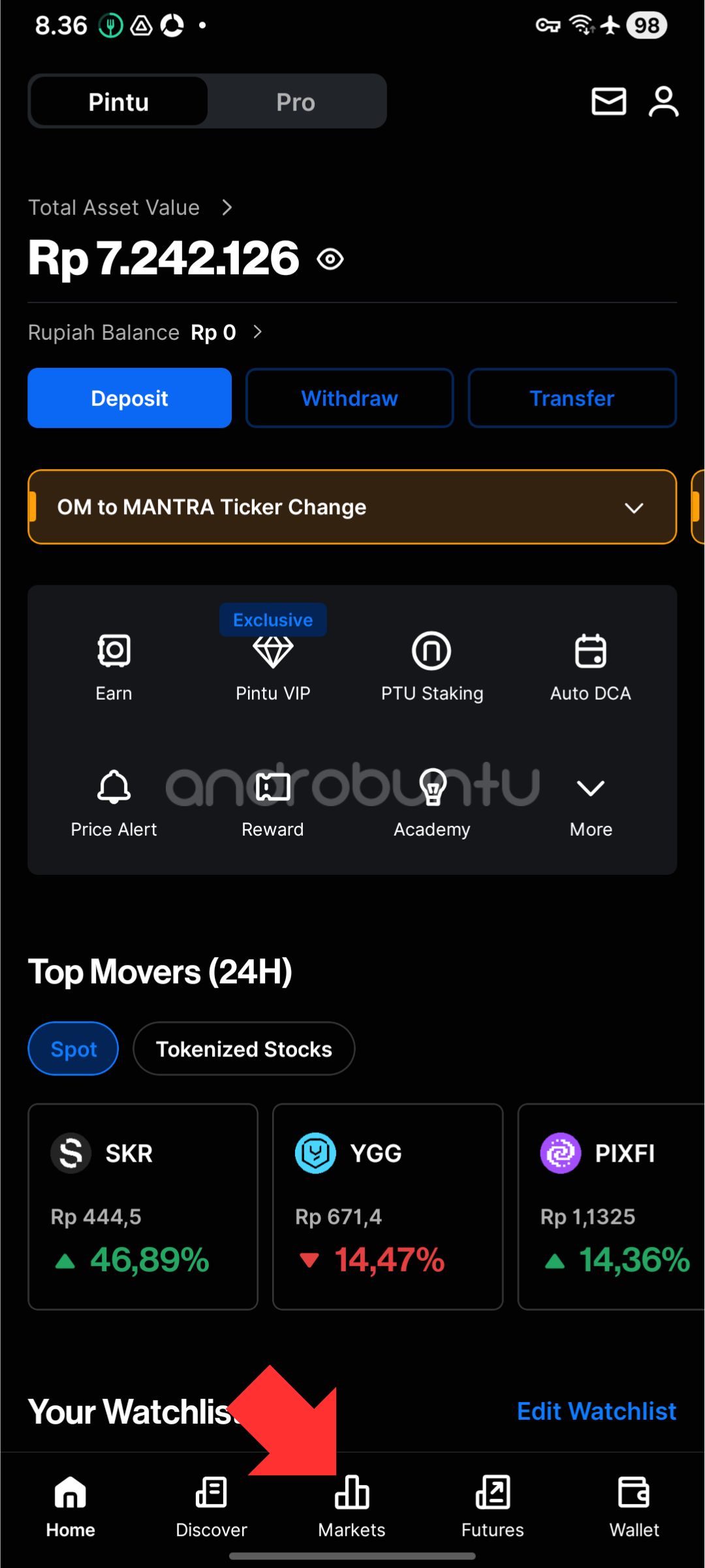 Beli Bitcoin di Pintu 1