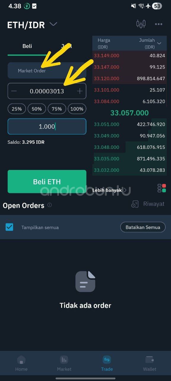 Beli Ethereum Indodax 4