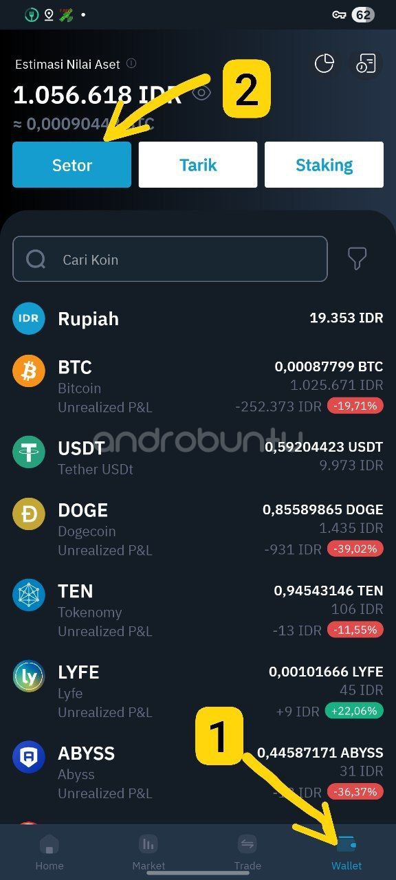 Beli bitcoin di indodax 1