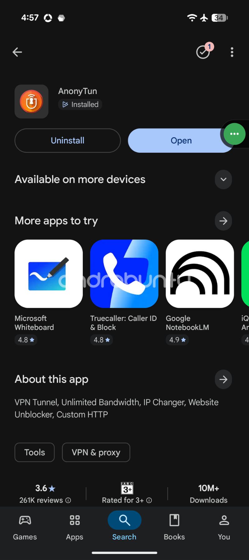 Cara menggunakan anonytun 1