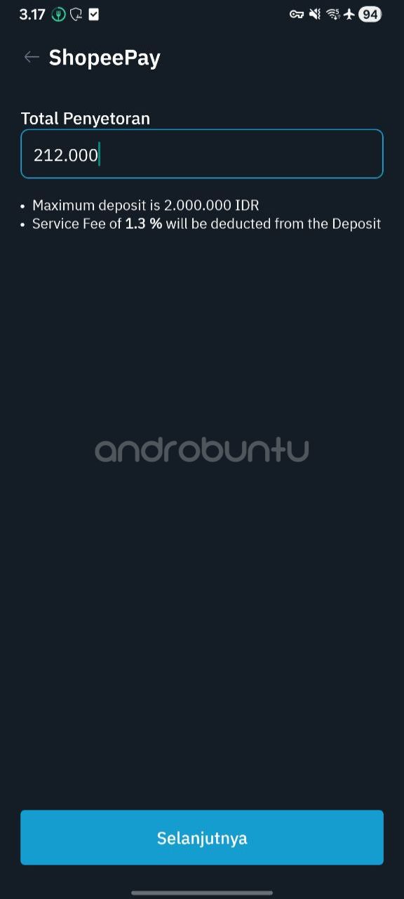 Deposit rupiah Indodax 4