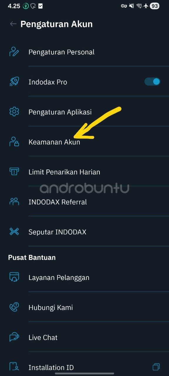 Google authenticator Indodax 1