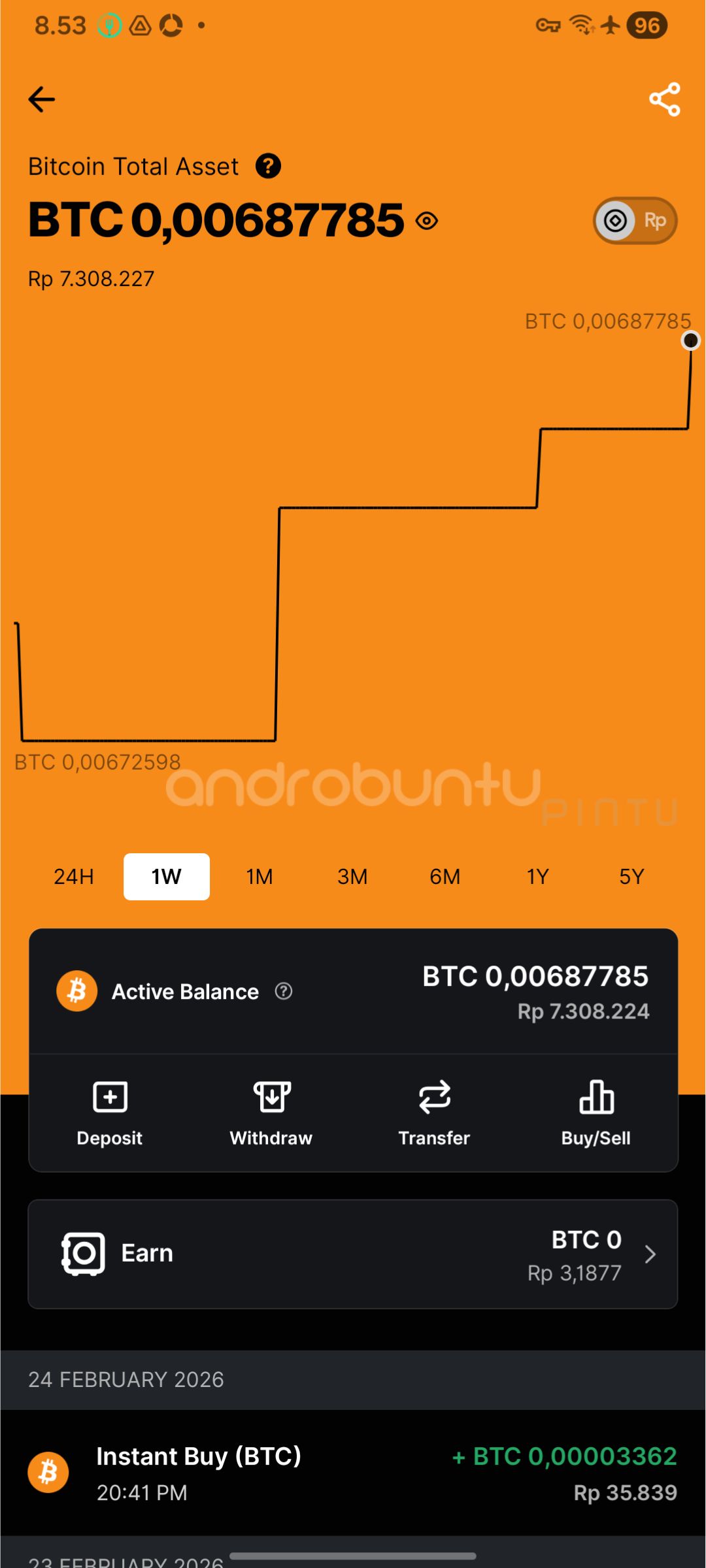 Portofolio Bitcoin di Pintu 2