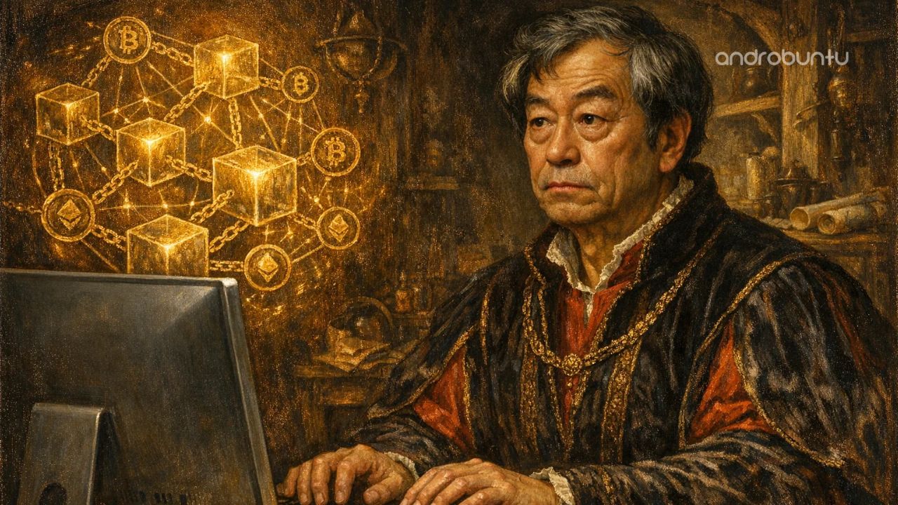 Satoshi nakamoto menciptakan blockchain
