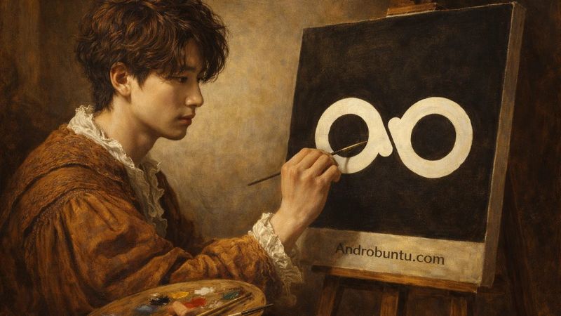 Seniman melukis tanpa ai