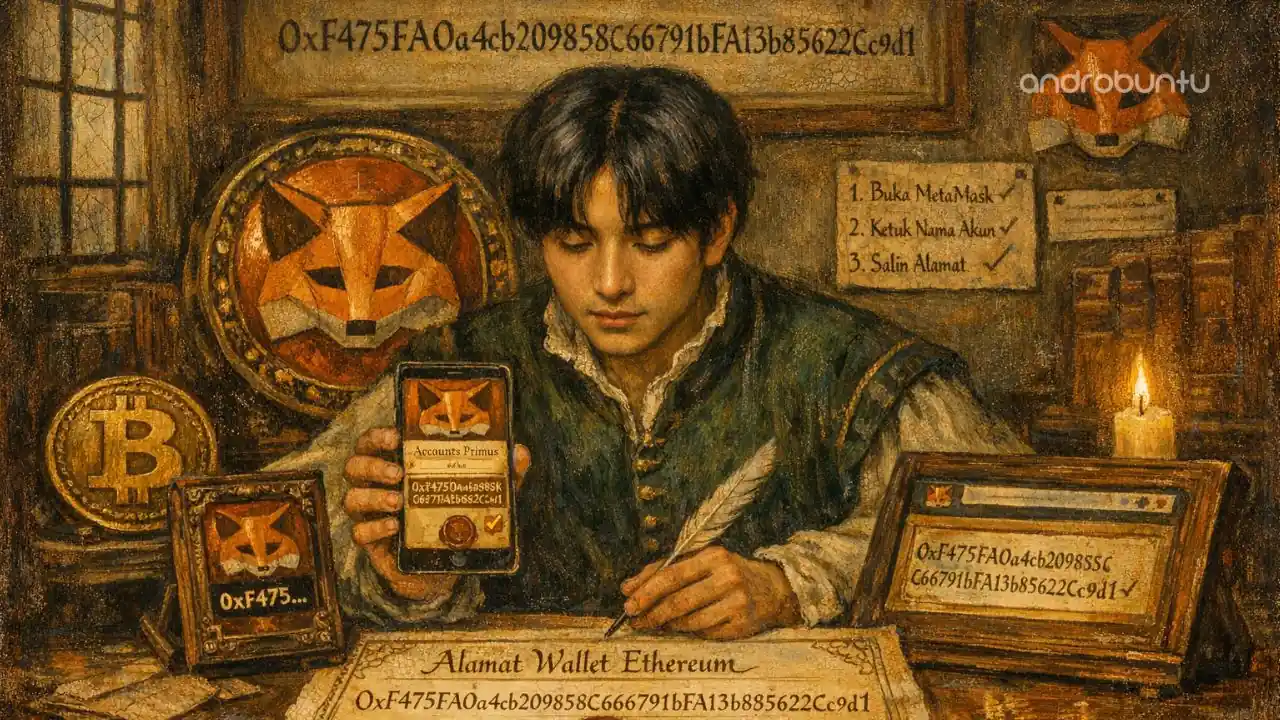 Cara Melihat Alamat Ethereum Wallet di MetaMask