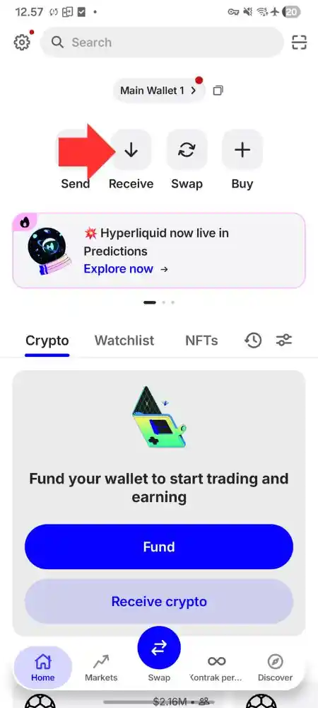 Cara Melihat Alamat Dompet di Trust Wallet by Androbuntu 1