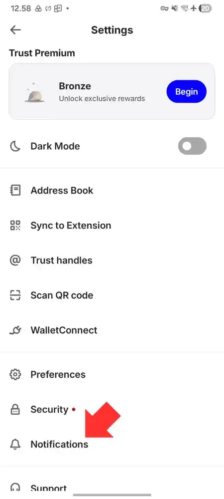 Cara Melihat Alamat Dompet di Trust Wallet by Androbuntu 4