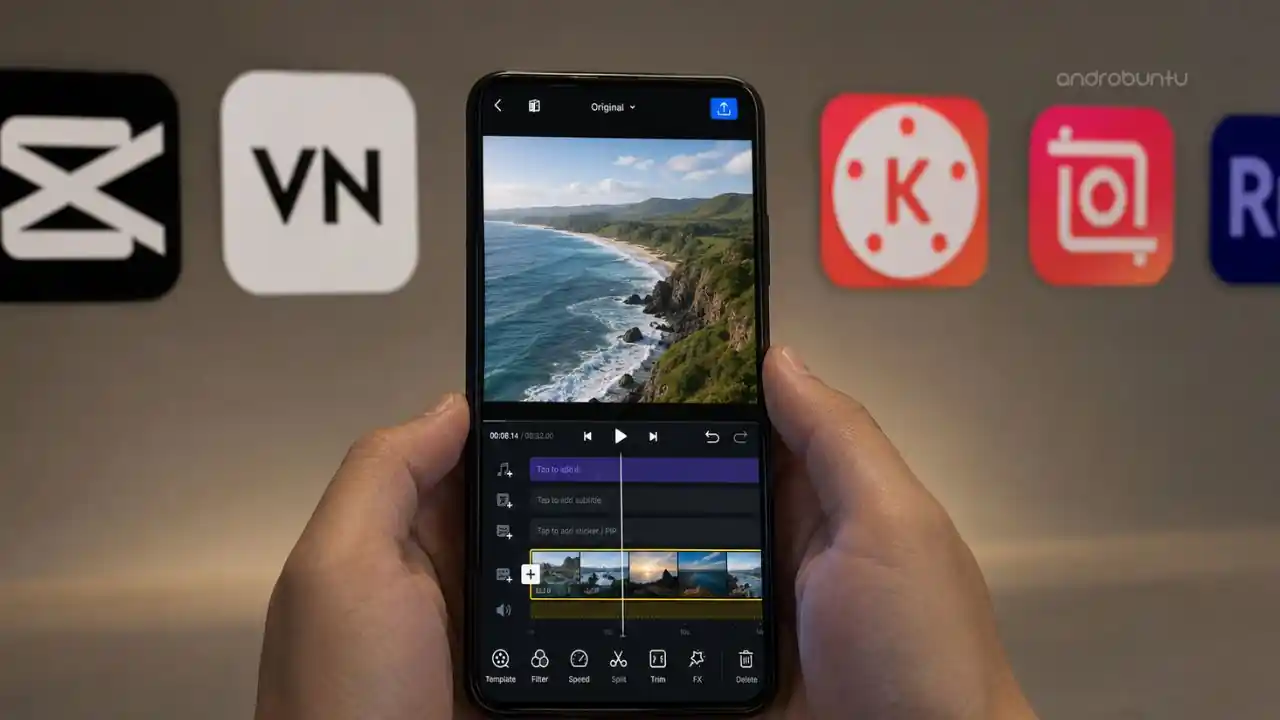 Banyak aplikasi edit video di Android, tapi 5 ini yang cocok untuk edit vlog