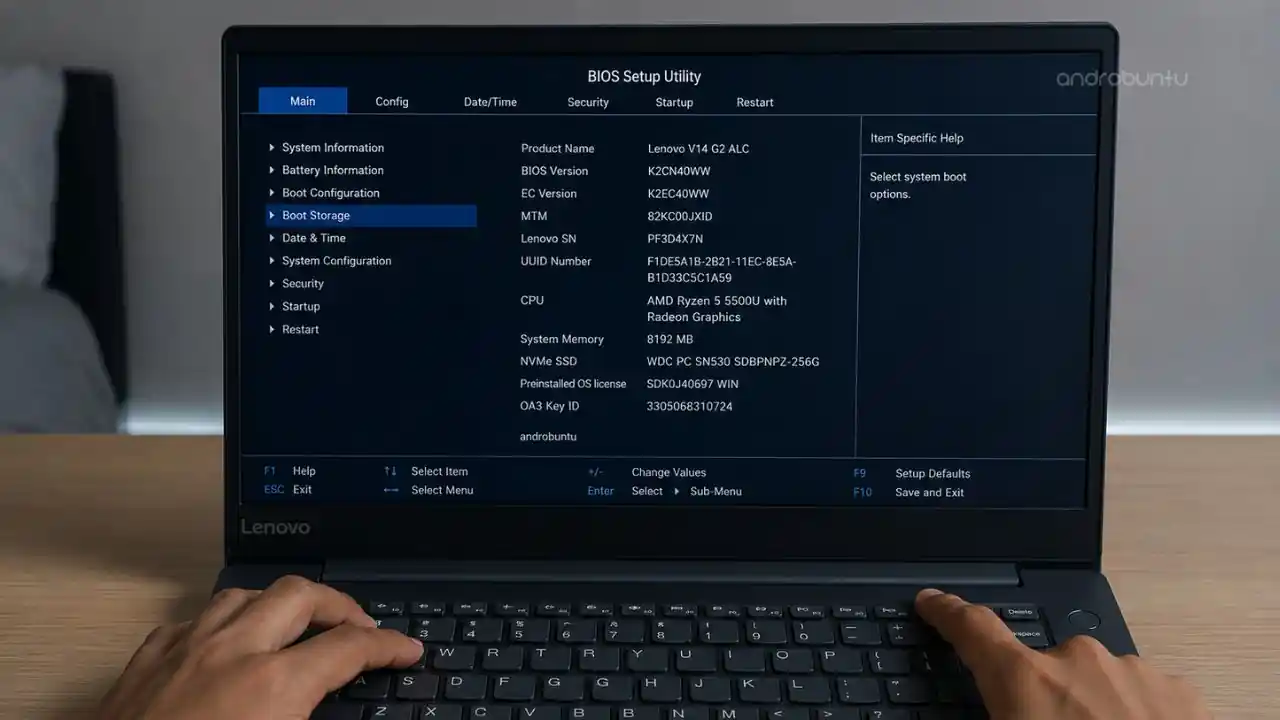 Cara Masuk ke Bios Laptop Lenovo (Semua Tipe)