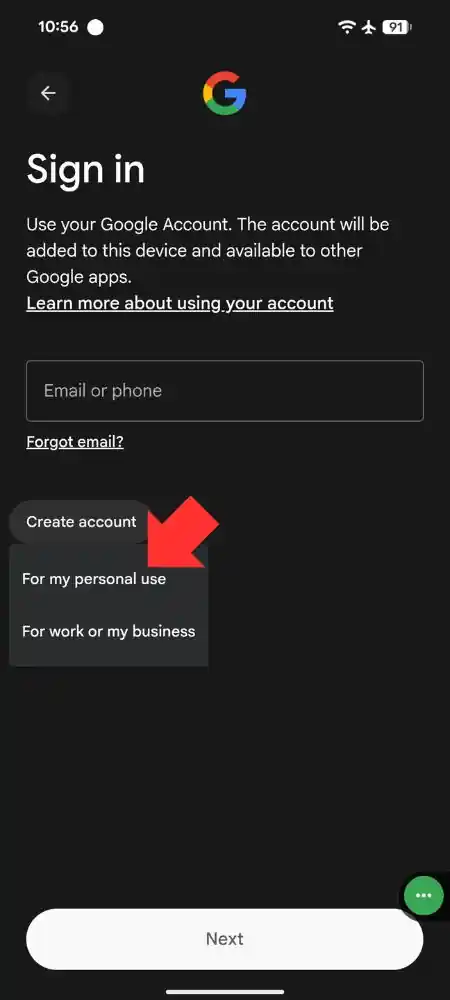 Cara Membuat Email di HP Android 5