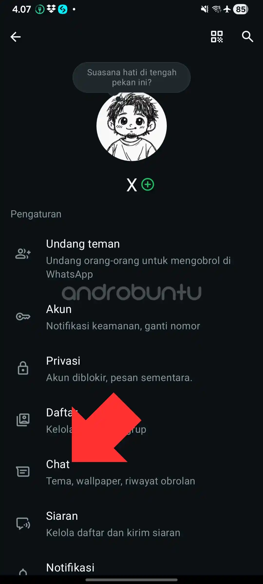 Cara backup WhatsApp 2