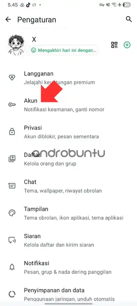 Cara membuat username di whatsapp