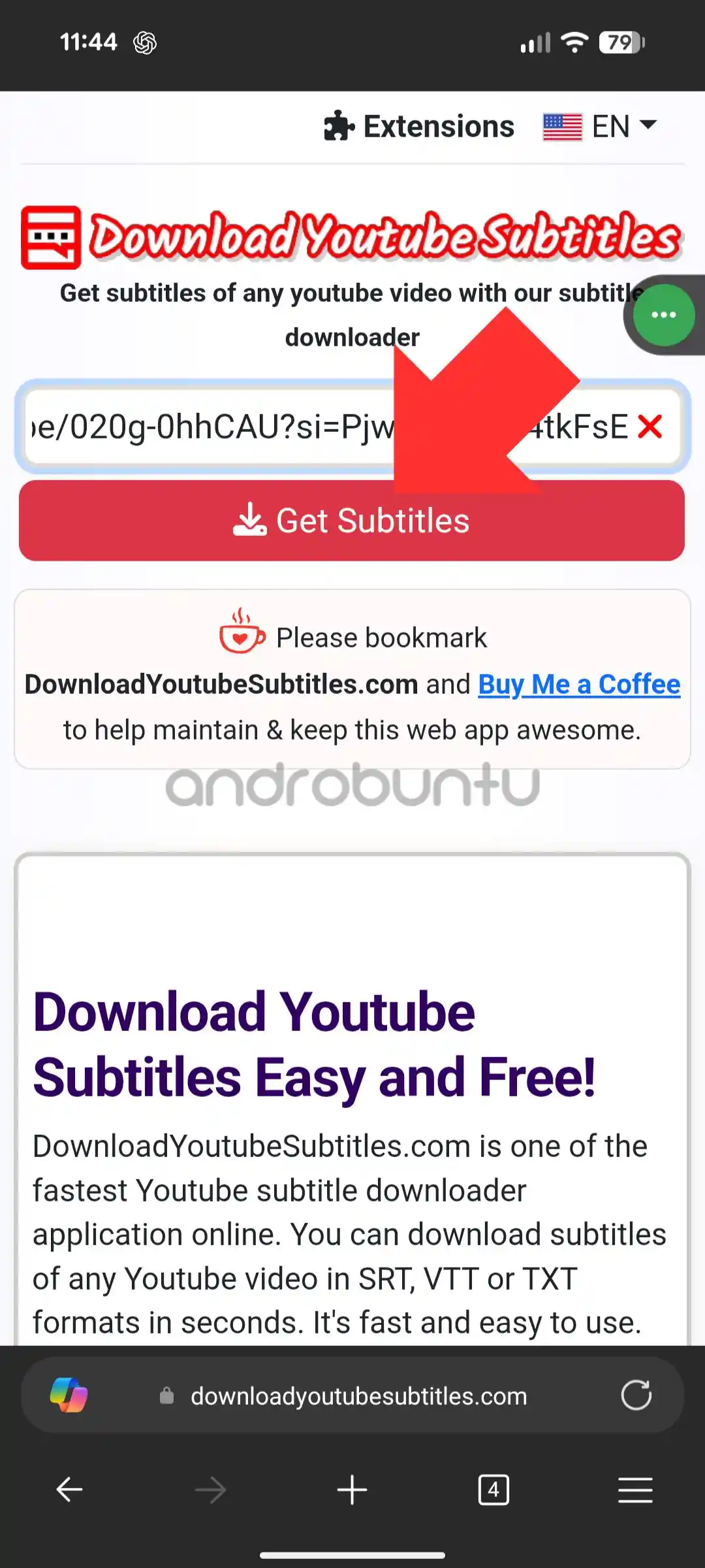 Cara Download Subtitle YouTube 3