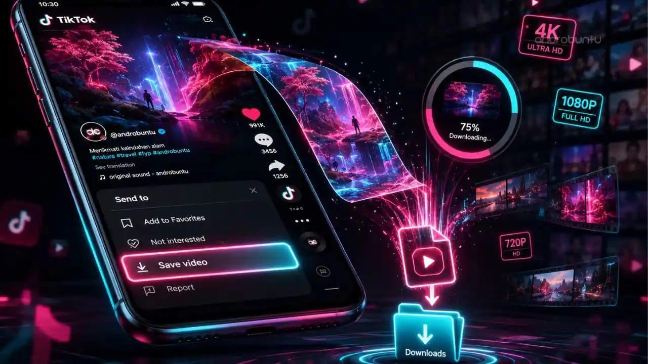 Cara download video TikTok orang lain tanpa watermark