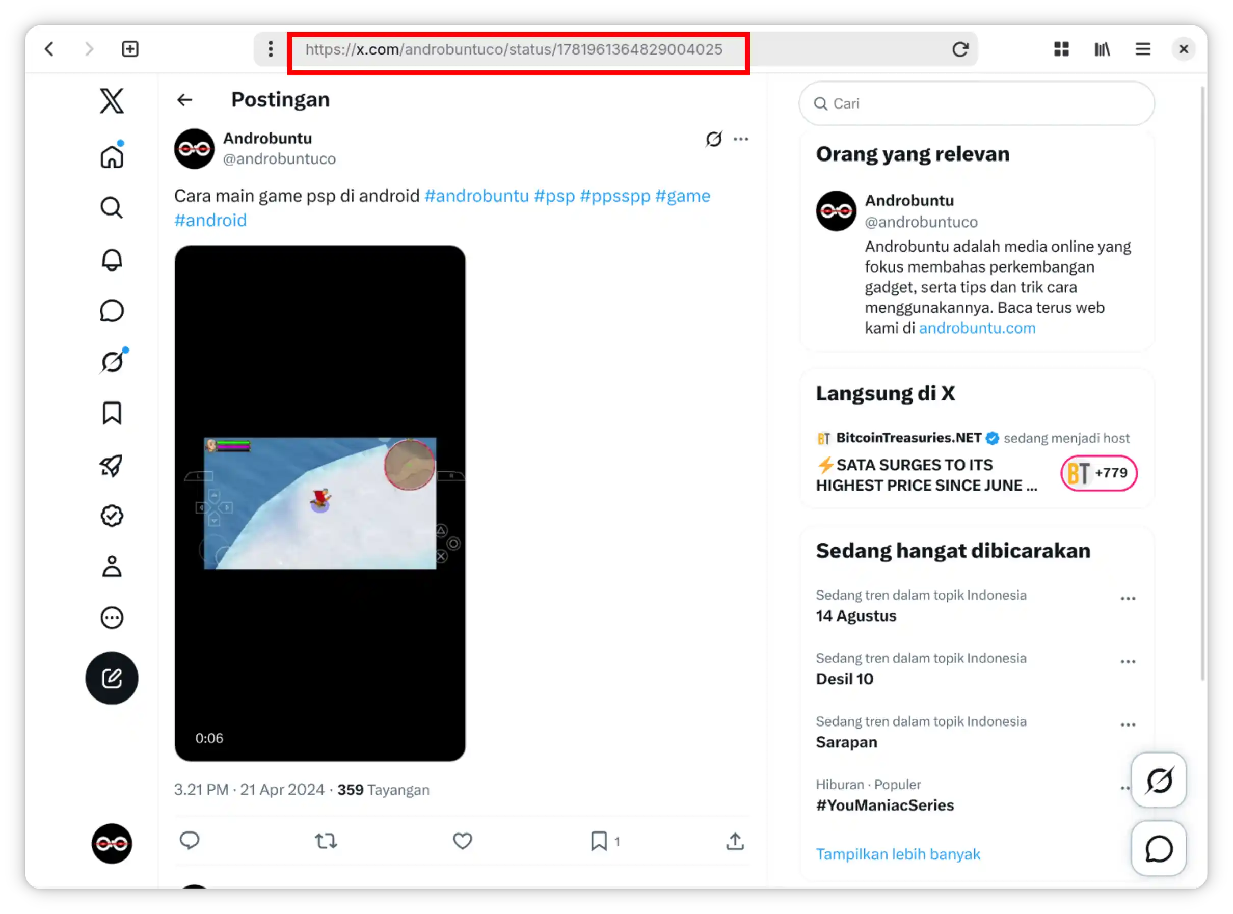 Cara Download Video Twitter by Androbuntu.com 1