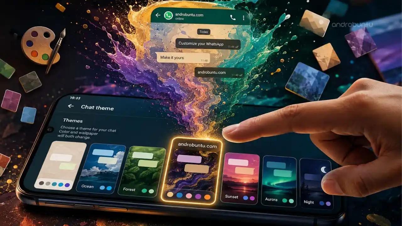 Cara mengubah tema percakapan WhatsApp agar terlihat lebih personal